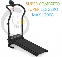 GO SPORT Tapis ROULANT Elettrico Pieghevole SALVASPAZIO Dispaly a LED 500 W / 2,5 HP Picco - Ideale per Allenamento A CASA - 1