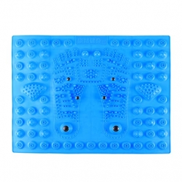 Healifty Tappetino Massaggio Piedi Tappetini Agopressione Riflessologia Digitopressione (Blu) - 1