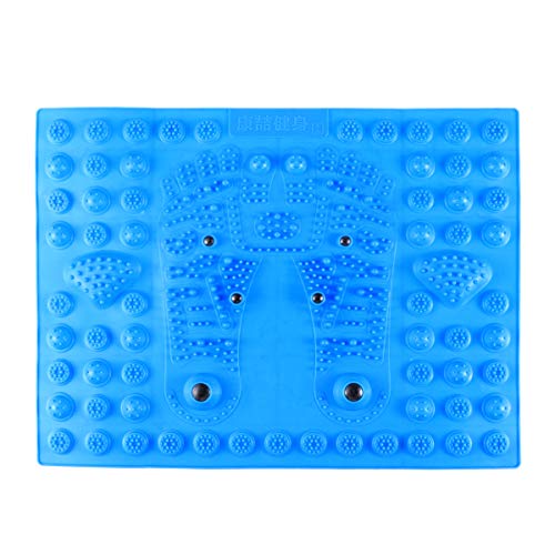 Healifty Tappetino Massaggio Piedi Tappetini Agopressione Riflessologia Digitopressione (Blu)