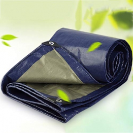HHM Tarp da Campeggio, Teli in plastica per Coprire Il Sole e la Pioggia, Impermeabile, Resistente allo Strappo, Anti-invecchiamento, Anti-corrosione (Dimensioni : 2m×2m) - 1