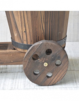 Hogar y Mas Vaso originale in legno naturale Bicicletta, Giardino di Amici a Casa e Più - 1