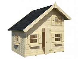 ITALFROM Casette di Legno Casetta Tom da Giardino per Bambini in Legno d'Abete 16mm-3,8MQ-180x220cm - 1