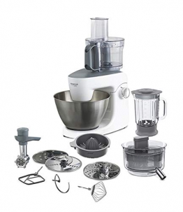 Kenwood KHH326WH Impastatrice Planetaria MultiOne, Acciao, 4.3 l, Bianco - 1