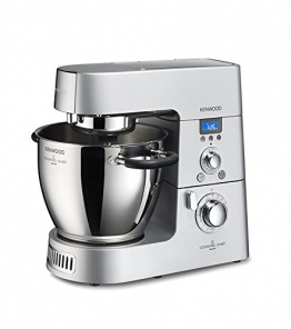 Kenwood KM096 Cooking Chef Impastatrice Planetaria, con Frullatore e Food Processor, 1500 W, Alluminio Pressofuso, Grigio - 1