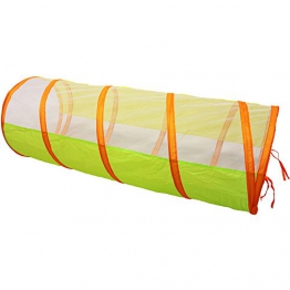 KIDUKU® Tenda Igloo per bambini con tunnel + 200 palline + borsa per interni ed esterni - Tenda da gioco con palline per bambino - 1