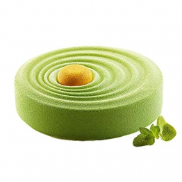 KJLM Pentola Rotonda in Silicone per stampi, Stampo da 8 Pollici Antiaderente per Dolci da Forno, Silicone Flessibile Certificato FDA e BPA (Tondo) - 1