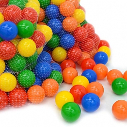 LittleTom 500 Palline Colorate per Piscina Ø 7cm Extra Durevoli per Asilo Nido - 1