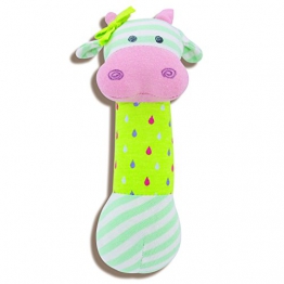 Organic Farm Buddies, Belle Cow Squeaky Toy - 1