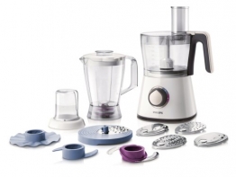 Philips HR7761/00 Robot da cucina 3 in 1, Multifunzione con Frullatore + Tritatutto, 750 W- Viva Collection - - 1