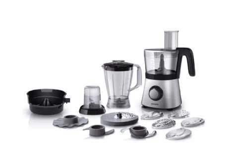 Philips HR7769/00 Robot da Cucina 4 in 1, Multifunzione con Frullatore + Tritatutto + Spremiagrumi, 850 W, Viva Collection –