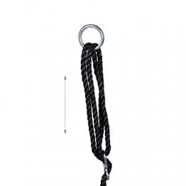 Relaxdays Altalena da Giardino a Nido Rotonda con Telaio in Metallo, Blu, 153 x 90 x 90 cm - 1