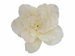 Set 2 x Fiore artificiale Camelia gigante MARLENE, bianco crema, 80cm - resistente alle intemperie - 2 pezzi di Fiore artificiale / Camelia decorativa - artplants - 1