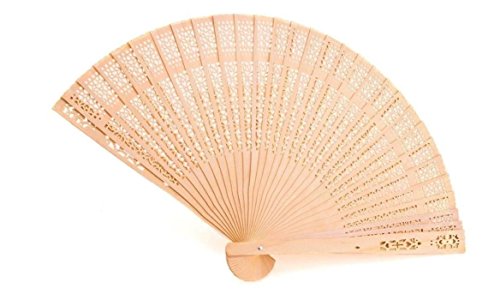 SET 70 VENTAGLI VENTAGLIO IN LEGNO INTAGLIATO PER MATRIMONIO KIT WEDDING SPOSA
