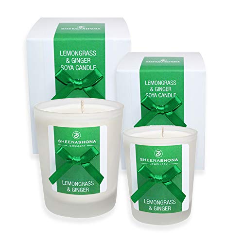 Set regalo con candele alla citronella e zenzero
