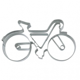 Stampini per bici da strada o bicicletta goffratura Cookie cutter, argento, 9 cm - 1