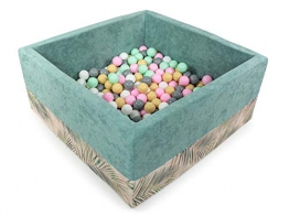 Tweepsy Morbida Piscina di Palline per Bambini 300 Palle 90x90x40cm - Fabbricato in EU - BKWDP3 - 1