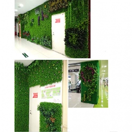 YNFNGXU Siepe Artificiale Verde Vegetale Sfondo Plastica Giardino Fake Fence Lattice Parete, Soggiorno Decorazione (Colore : A) - 1