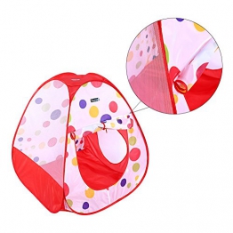 Yosoo Tenda Bambini 3 in 1 Tunnel da Gioco, Indoor / Outdoor Tunnel gioco e Play Tent,Tenda Giocattolo Tunnel Bambino Ball Pool - 1