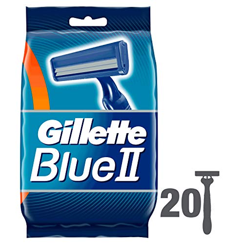 Gillette, Blu II, Set di rasoi usa e getta, 20 pz.
