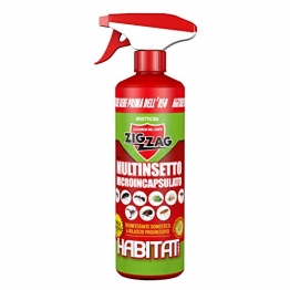 HABITAT INSETTICIDA DISINFESTANTE DOMESTICO INODORE A LENTO RILASCIO MULTINSETTO ML.500 - 1