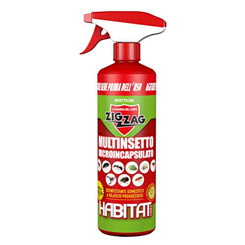 HABITAT INSETTICIDA DISINFESTANTE DOMESTICO INODORE A LENTO RILASCIO MULTINSETTO ML.500