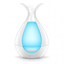 Mroty Diffusore di Oli Essenziali Aromi Ultrasuoni Umidificatore 200ml Luce Notturna, 20 Colori a LED Modalità sonno e Timer, Purificatore d’Aria Camera da letto Casa e Ufficio - 1