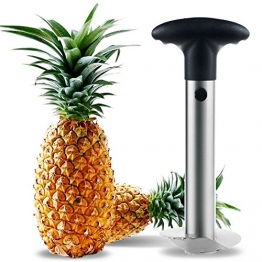 Pelapatate e Fette di ananas, TKSTAR Coltello di ananas, Pineapple Corer Slicer Stem Remover con lame in acciaio inossidabile - 1