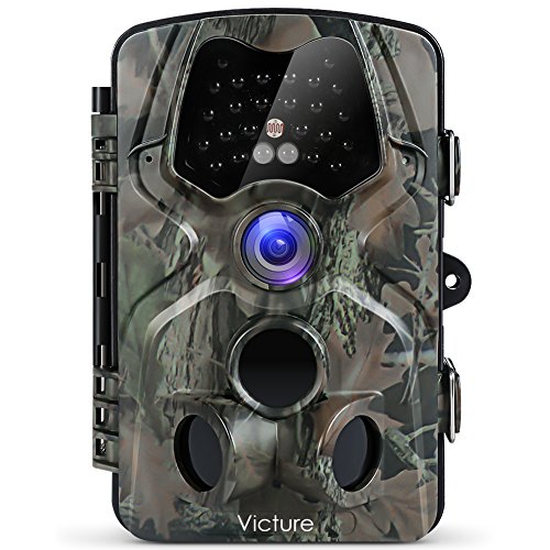 Victure – Fotocamera da Caccia, 12 MP, 1080P, Full HD, grandangolo, Visione a infrarossi, Visione Notturna, 20 m, Impermeabile IP66, con Display LCD da 2,4″