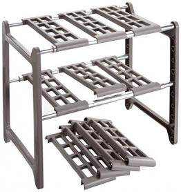 Wenko 2768010100, Scaffale estensibile  82 cm x 39 cm - 1