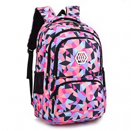 Zaino per ragazze, sacchetti di scuola per ragazze Zaino Borse per bambini per bambini Ideale per 1-6 studenti delle scuole elementari Outdoor Daypack Borsa da viaggio per adulti Uso quotidiano - 1