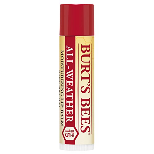 burt’ S Bees 100% natural all-weather SPF15 idratante balsamo per le labbra, 4.25 g