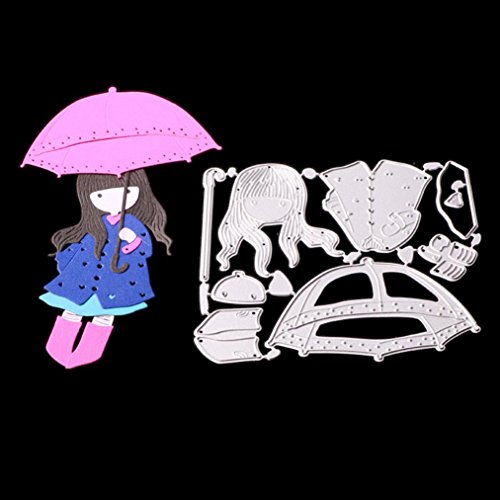 FNKDOR Fustelle per Scrapbooking Fustella Stencil DIY Metallo Cutting Dies per Carta Foto, Accessori per Big Shot e altre macchina (C)