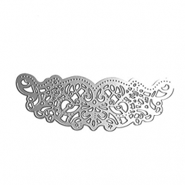 Fustelle da taglio a forma di fiore di pizzo in metallo, stencil per scrapbooking, fai da te, album di ritagli, biglietti, decorazioni artistiche (fiore) - 1