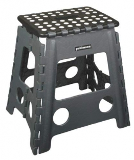 PUHLMANN James - Sgabello Pieghevole, XL, Colore: Grigio - 1