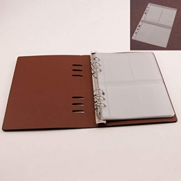 FlYHIGH Stampi in Metallo Taglio Muore Stencil Storage Book Organizer Collezione 10 Pagine Interne 3 Griglie Scrapbooking Fai da Te - 1