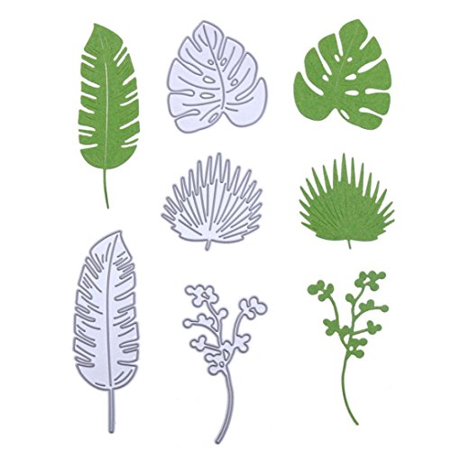 FNKDOR Fustelle per Scrapbooking Metallo Fustella per Carta Stencil Cutting Dies DIY Album, Accessori per Big Shot e altre macchina (D)