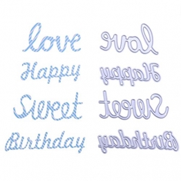 FNKDOR Scrapbooking Fustella Fustellatrice Fustelle Metallo Cutting Dies Stencil DIY Album Foto, Accessori per Big Shot e altre macchina (A) - 1