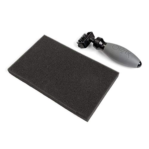 Sizzix 660513 Brush & Foam Pad per Fustelle Wafer-Thin, Acciaio Inossidabile, Bianco, 11.4 x 17.8 x 3.8 cm