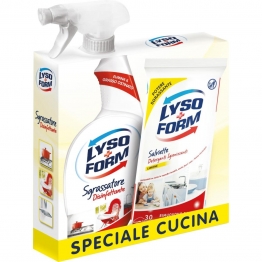 detersivo cucina spray + salviette igienizzanti