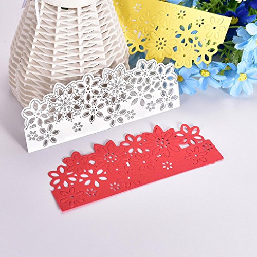 Fustelle per Scrapbooking, FNKDOR Metallo Fustella Cutting Dies Stencil Scrapbooking DIY Album Foto, Accessori per Big Shot e Altre Macchina (F)