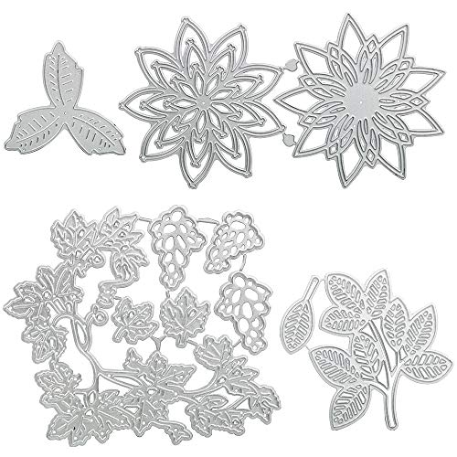 VINFUTUR Fustelle Stencil Cutting Dies per Merletto di Busta Cartolina d’Auguri Inviti Fai da Te Scrapbooking Goffratura Carta