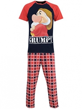Disney Brontolo- Pigiama per Uomo - Grumpy - Large - 1