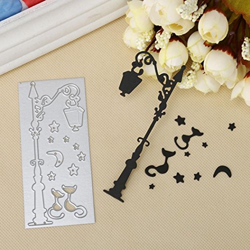 FNKDOR Fustelle per Scrapbooking Cutting Dies Metallo Fustella Stencil DIY Album Foto, Accessori per Big Shot e altre macchina (A)