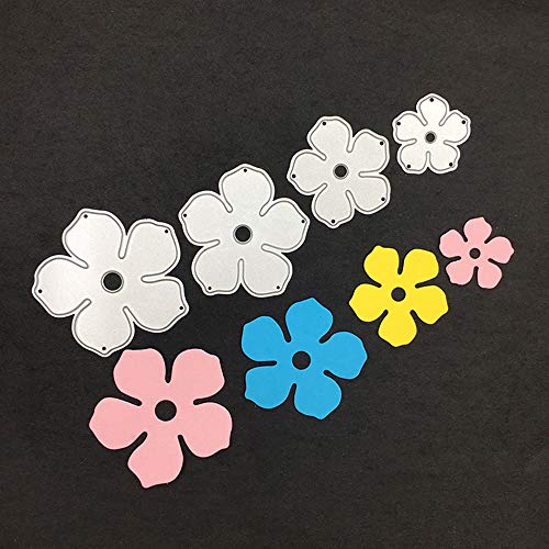FNKDOR Fustelle per Scrapbooking Metallo Fustella Fustellatrice Stencil per Carta DIY Embossing Cutting Dies, Accessori per Big Shot e Altre Macchina (G)
