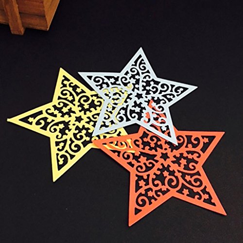 FNKDOR Fustelle per Scrapbooking Metallo Stencil Fustella DIY Album Foto Segnalibro Taglio del Mestiere Stampo a Goffratura Stampi, Accessori per Big Shot e Altre Fustellatrice Macchina (A)