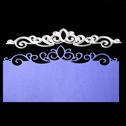 Fustelle per Scrapbooking, FNKDOR Metallo Fustella Cutting Dies Stencil Album DIY Foto, Accessori per Big Shot e Altre Macchina (D)