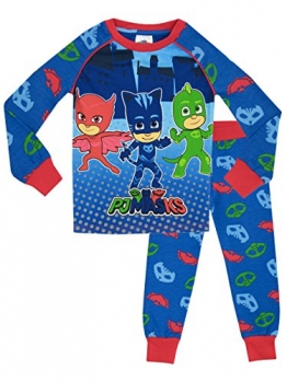 PJ Masks - Pigiama a maniche lunga per ragazzi di - PJ Masks - Vestibilitta Stretta - 5 - 6 Anni - 1