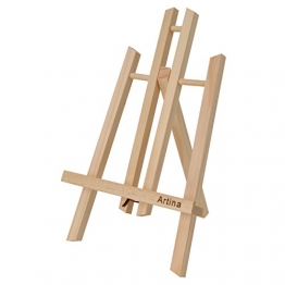 Artina Cavalletto per Pittura da Tavolo Manchester Legno di Pino Massiccio - Ideale per dipingere e per Adulti e Bambini - 1