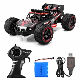 Macchina Telecomandata RC 2,4GHz Alta velocità 15km/h Fuori Strada 1:14 Auto Telecomandata Anti Collisione Ricaricabile Regalo per Ragazzi e Bambini - 1