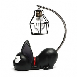 Resina creativa Kiki Cat Animal Night Light, Ornamenti Decorazione per la casa Regalo Piccola lampada da vivaio per gatti Respirazione LED Night Lamp - 1